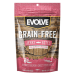 Evolve Perro Snacks Grain Free Jerkys Salmón