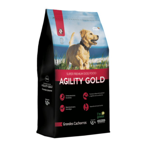 agility gold cachorro raza grande