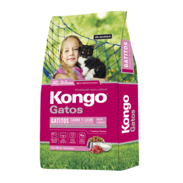 alimento Kongo Gatitos Carne y Leche'