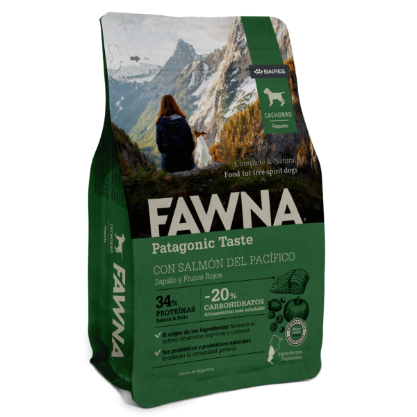 Alimento Fawna Salmón Perro Cachorro Raza Pequeña