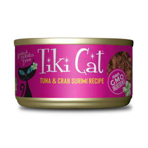 Tiki Cat Grill Lata Atún Y Cangrejo