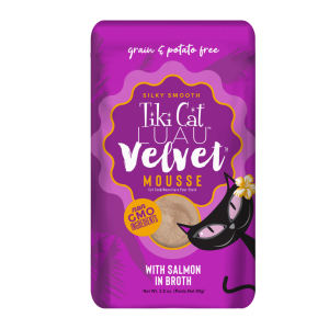 Tiki Cat Luau Velvet Mousse Salmón Caldo