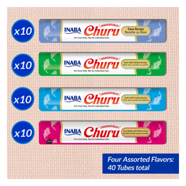 Inaba Churu Cat Box Seafood Variety sabores