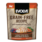Evolve Cat Grain Free Pouche Pavo